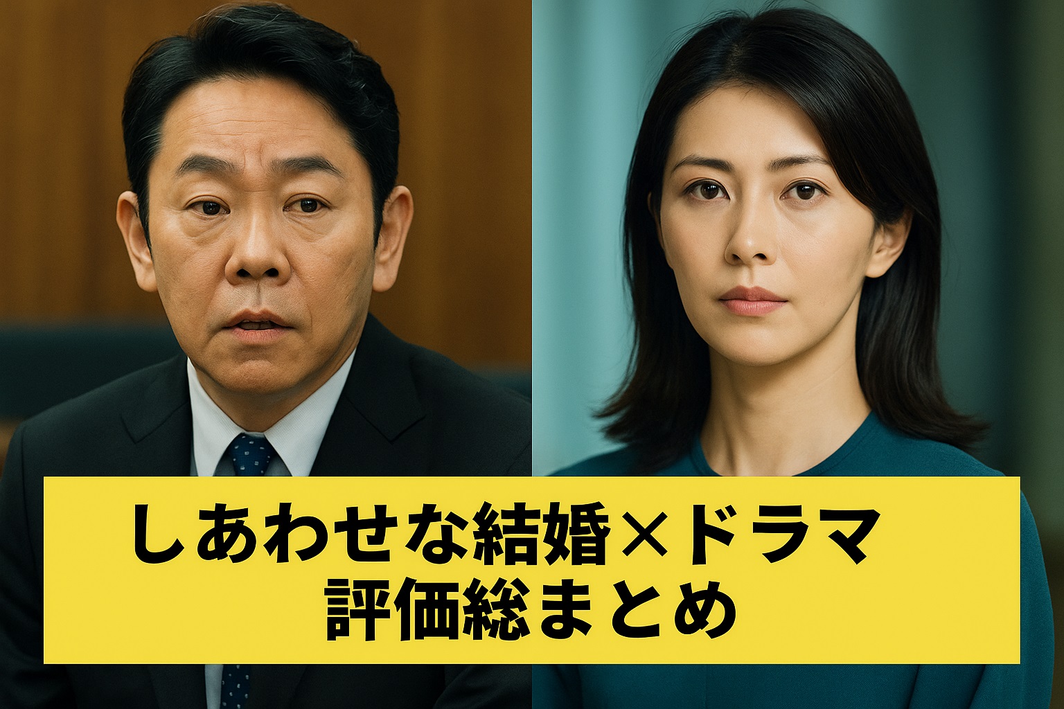 ドラマ『しあわせな結婚』評価まとめ｜視聴者の感想とSNSのリアルな声