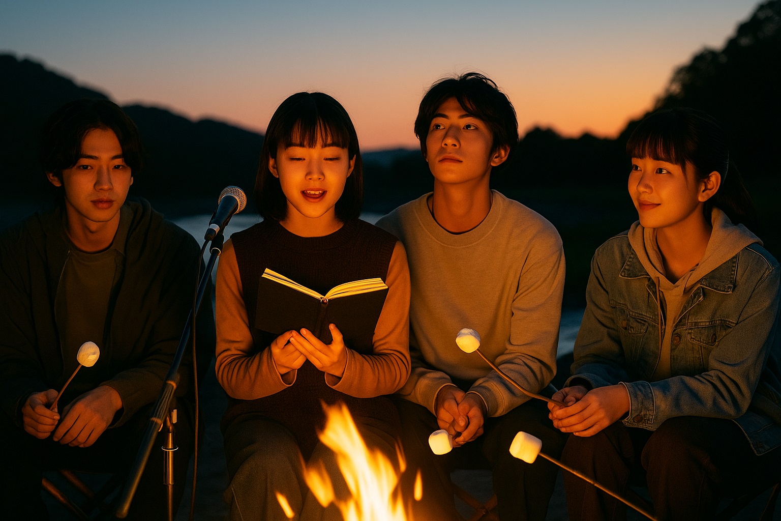 ドラマ「あおぞらビール」第18話ネタバレ！詩と焚き火が重なる夜に灯る“声”のチカラ