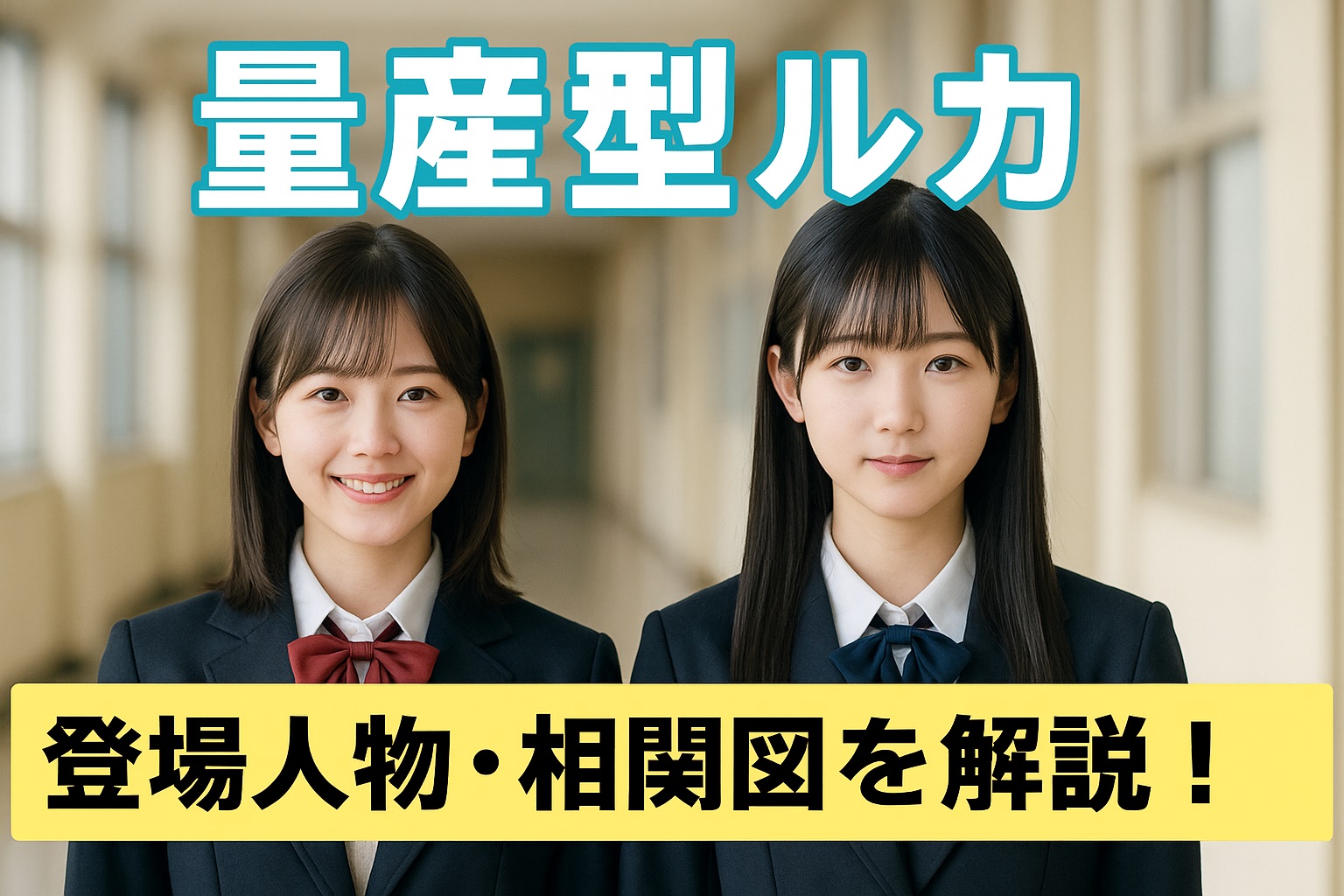 ドラマ「量産型ルカ」相関図を徹底解説！登場人物と関係性を一挙紹介