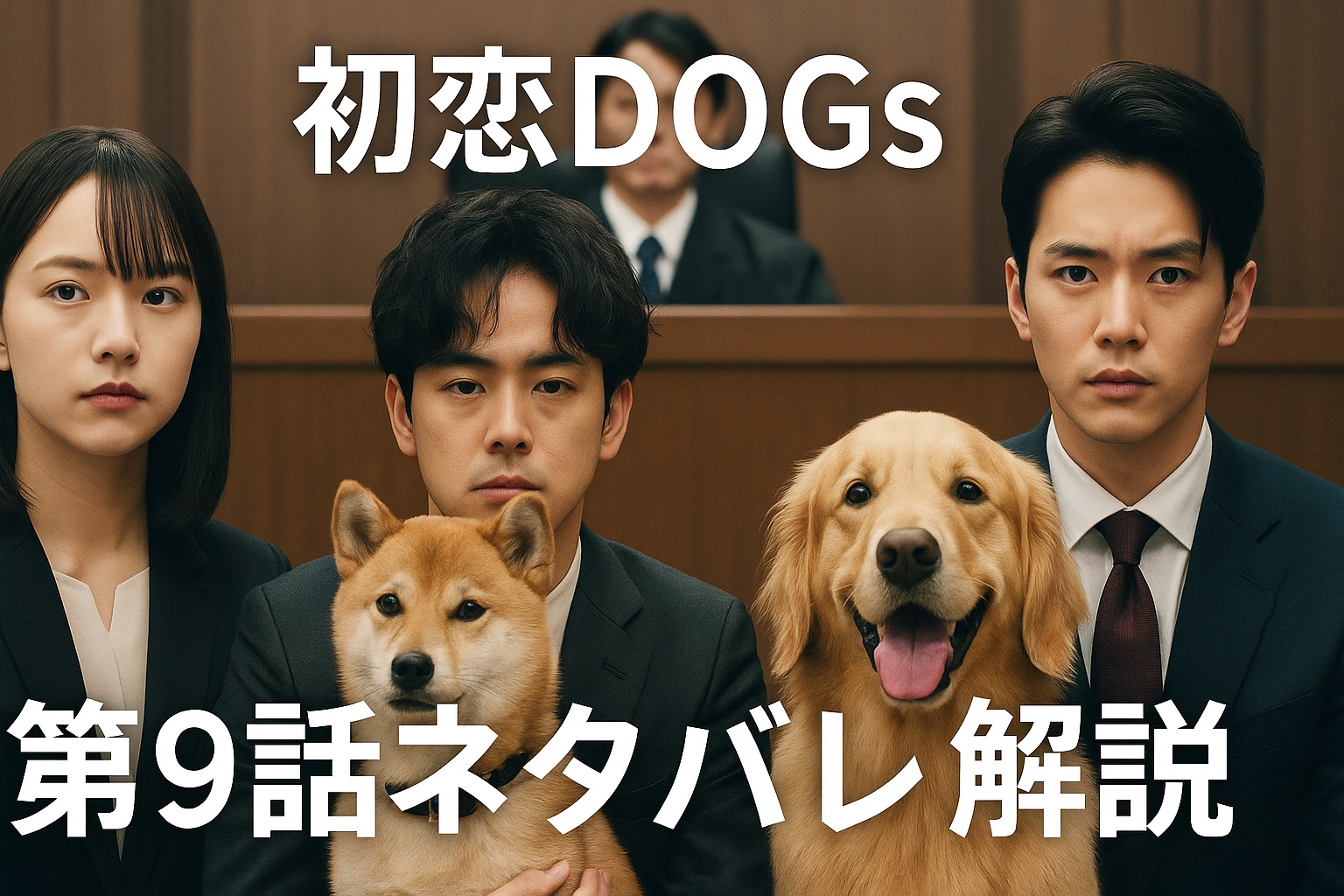 初恋DOGs第9話ネタバレ解説！将軍を守る裁判と試される2人の愛