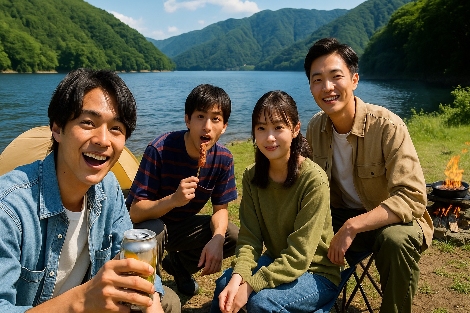 ドラマあおぞらビール第1話ネタバレ解説！青春とアウトドアの幕開け