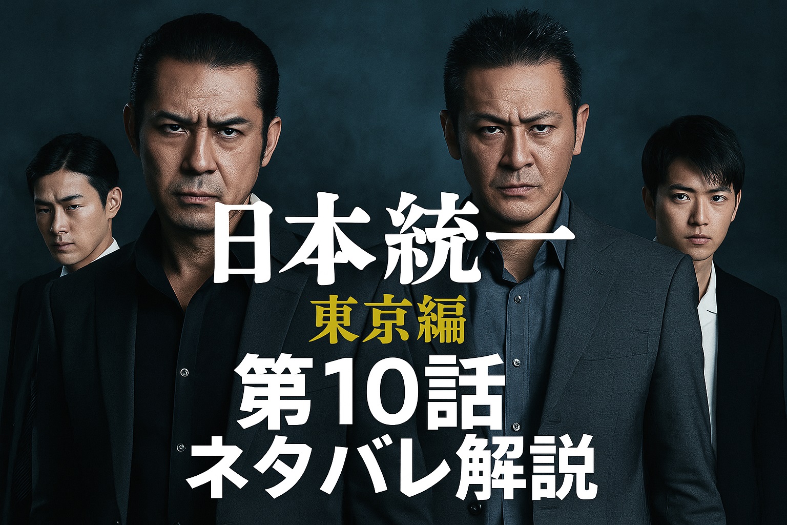 日本統一 東京編 第10話ネタバレ！清純の狙いと侠和会の決断