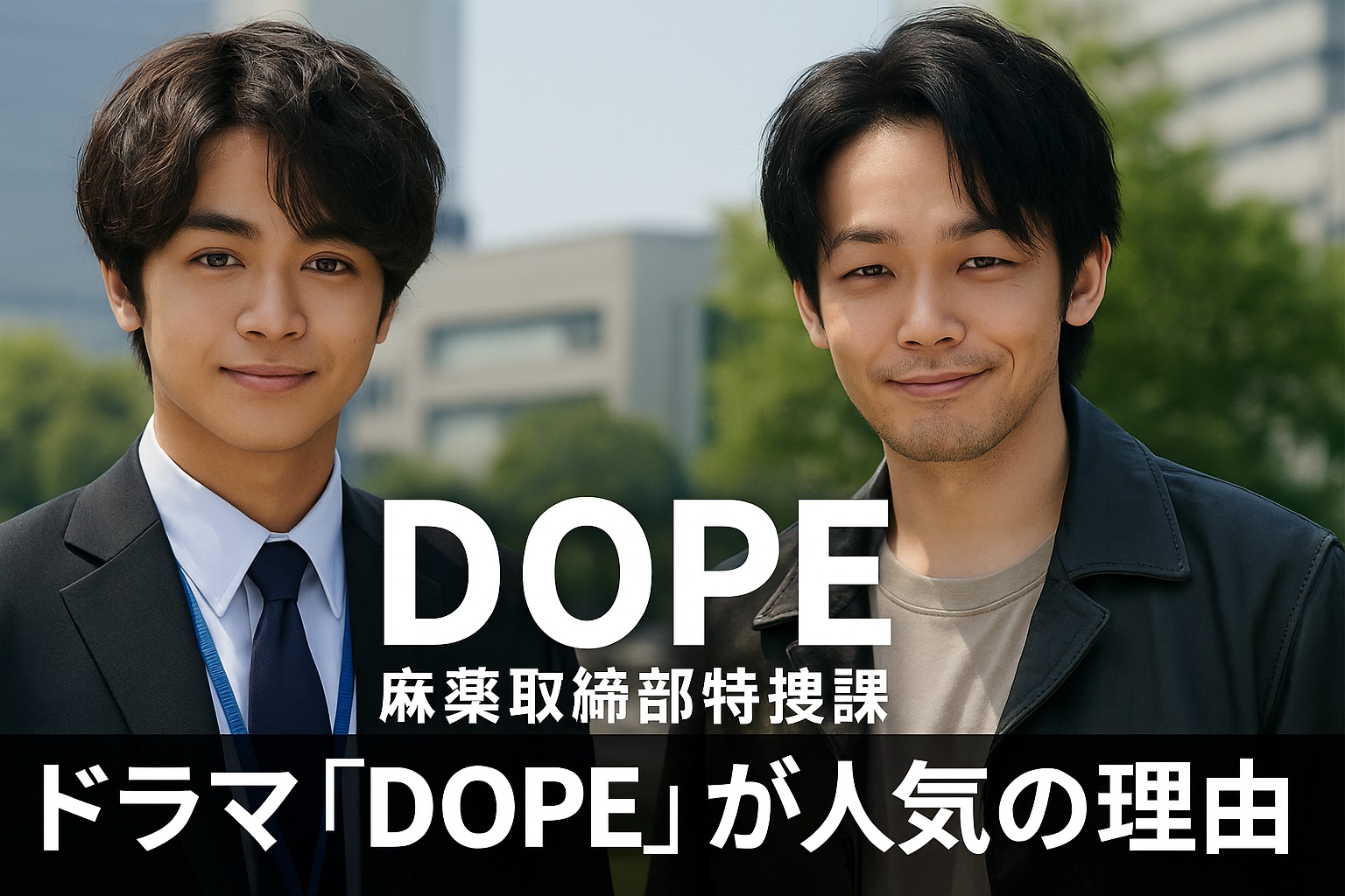 DOPE麻薬取締部特捜課が人気の理由は？バディドラマ×アクションで注目度急上昇！