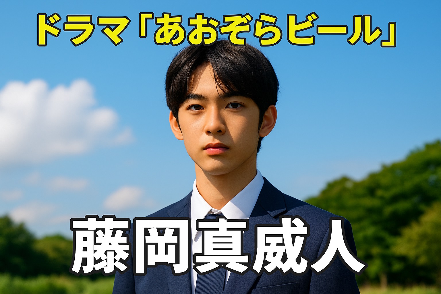 あおぞらビールで見せた藤岡真威人の進化！“就活男子”役に込めたリアルな葛藤