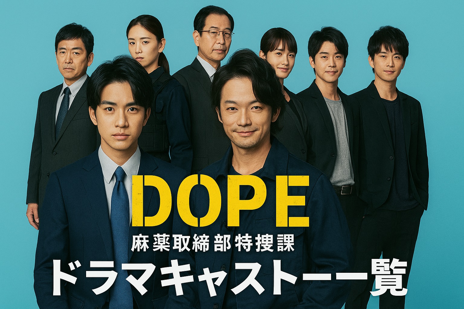 DOPE麻薬取締部特捜課のキャスト一覧＆人物相関を解説！