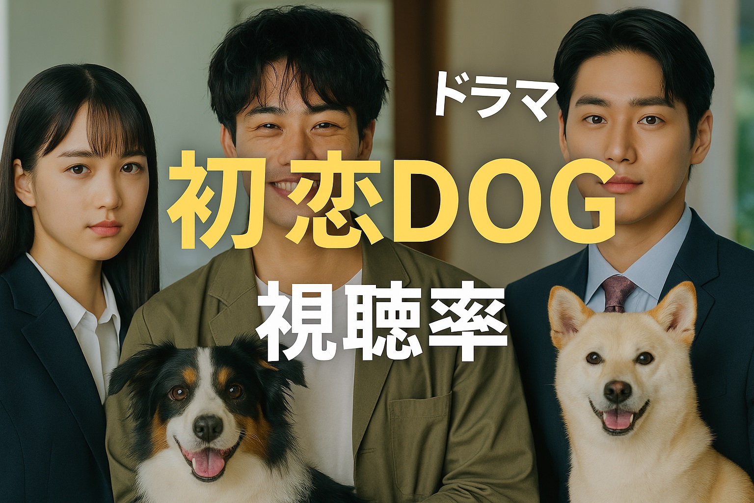 初恋DOGs視聴率は好調？話題の理由と今後の推移を徹底予測！